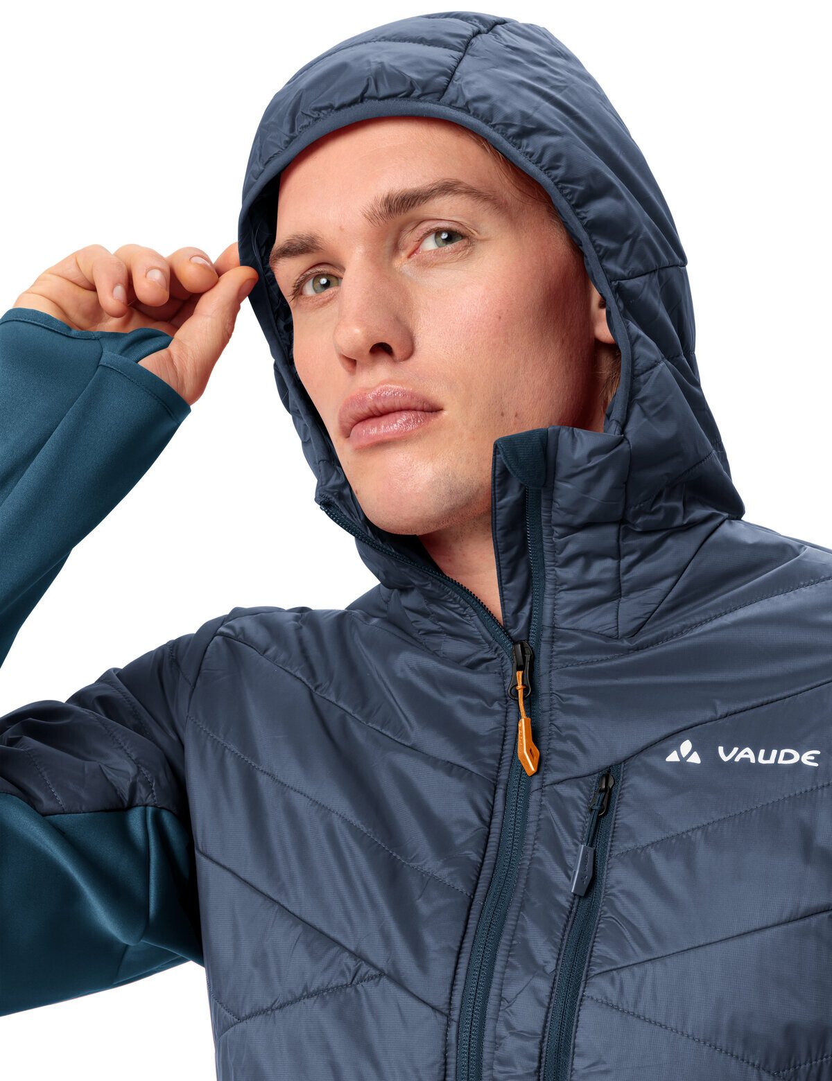 VAUDE Outdoorjacke Me Sesvenna Jacket IV CS Isolationsjacke, Funktionsjacke vorgeformter Ärmel mit Daumenöffnung