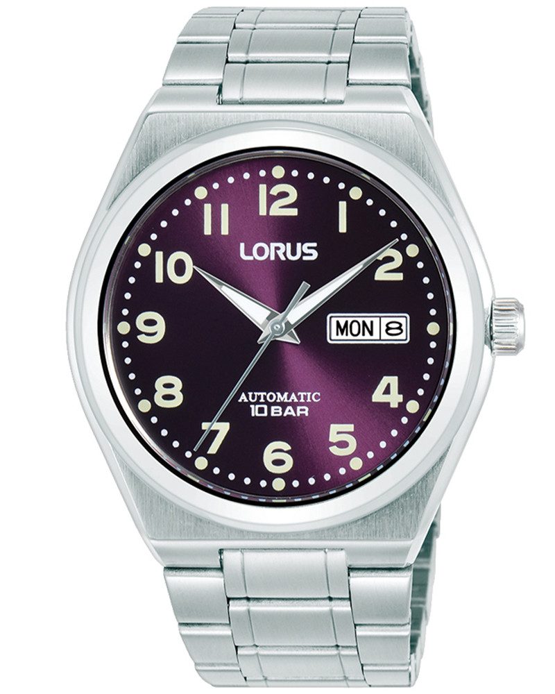 LORUS Automatikuhr RL445CX9, Armbanduhr, Damenuhr, Herrenuhr, Mechanische Uhr, Edelstahlarmband