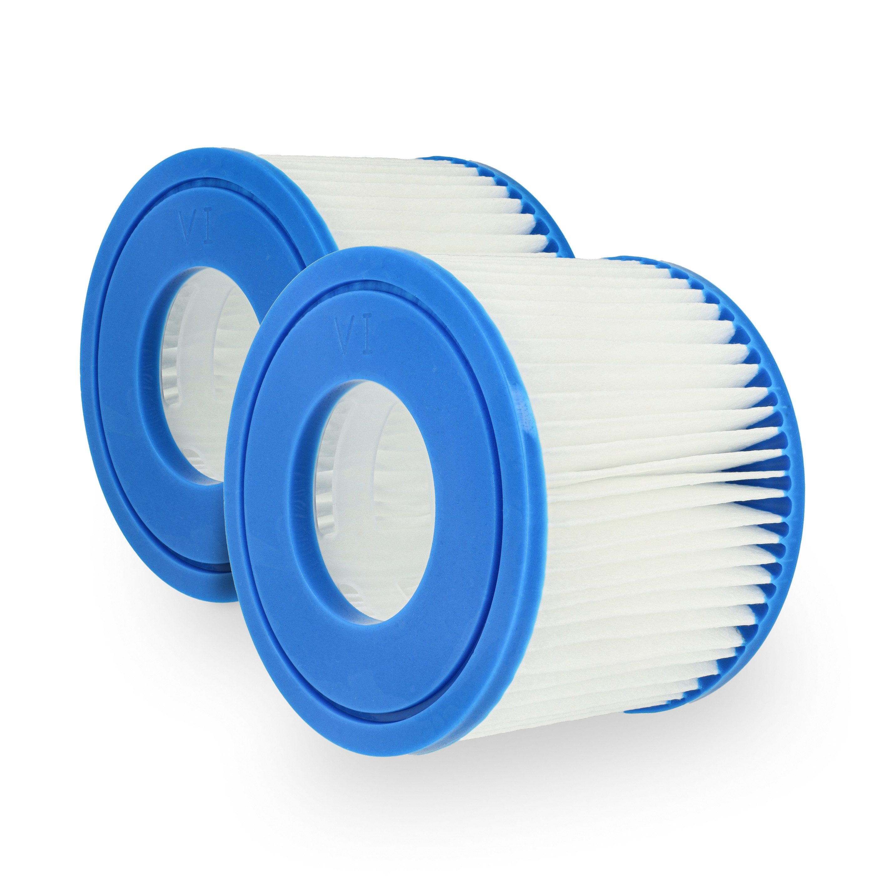 vhbw Ersatzfilter Ersatz für Darlly 40022, SC838 für Pool / Whirlpool, Zubehör für Bestway / Darlly Bestway FD2134, Typ VI, 58239-6, 90352E, 90427E, BW58323, 58323, 60311, Darlly 40022, SC838