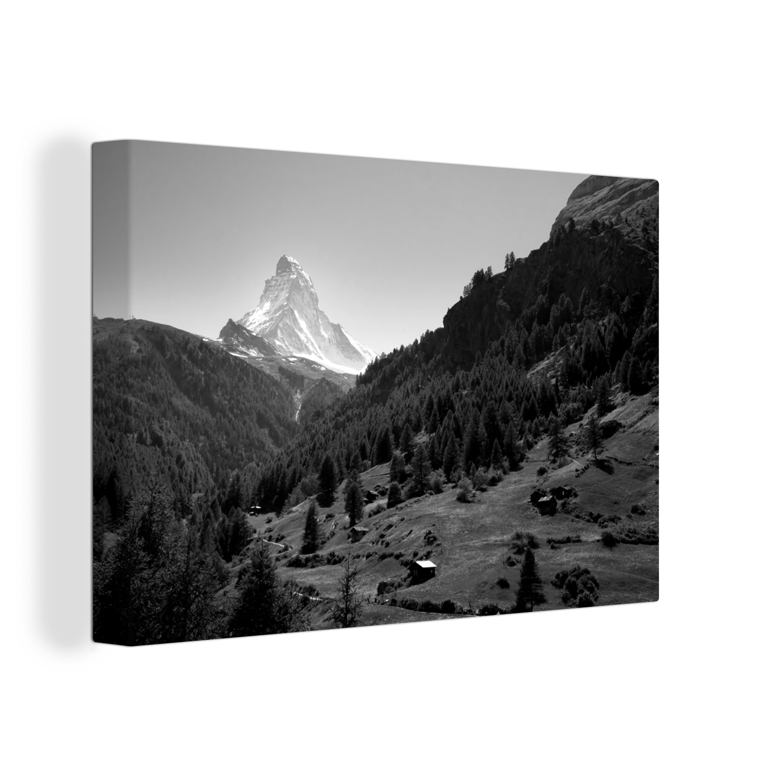 OneMillionCanvasses® Leinwandbild Schweizer Alpen in Matterhorn günstig online kaufen