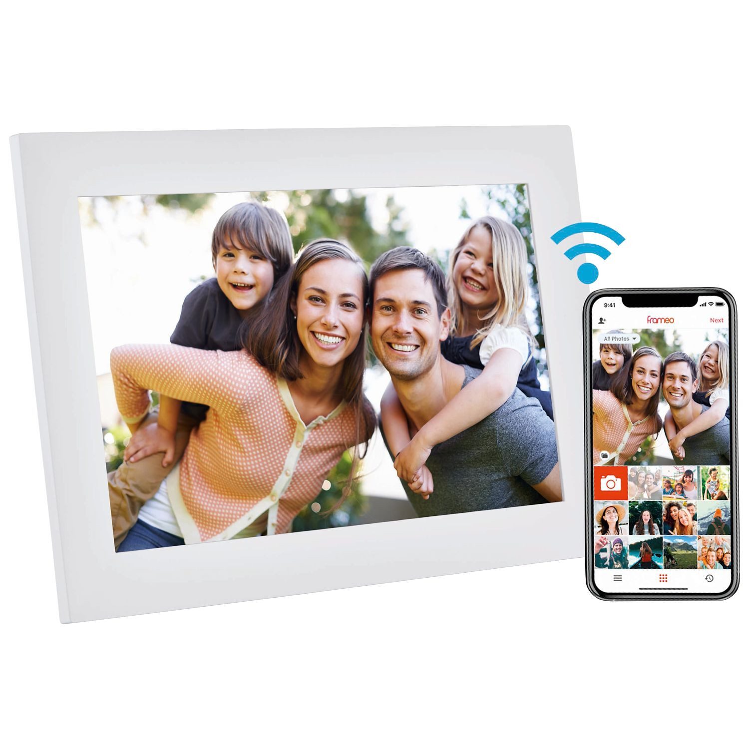Medion® Medion MD85018 Digitaler Wlan-Fotorahmen 25,65cm 10,1" 8GB Digitaler Bilderrahmen (1280 x 800 Pixel Pixel, 8 GB)