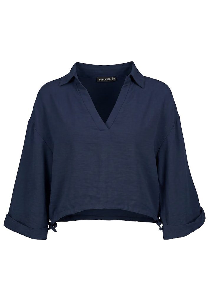 AUTHENTIC STYLE Blusenshirt Damen, Bluse kurzarm