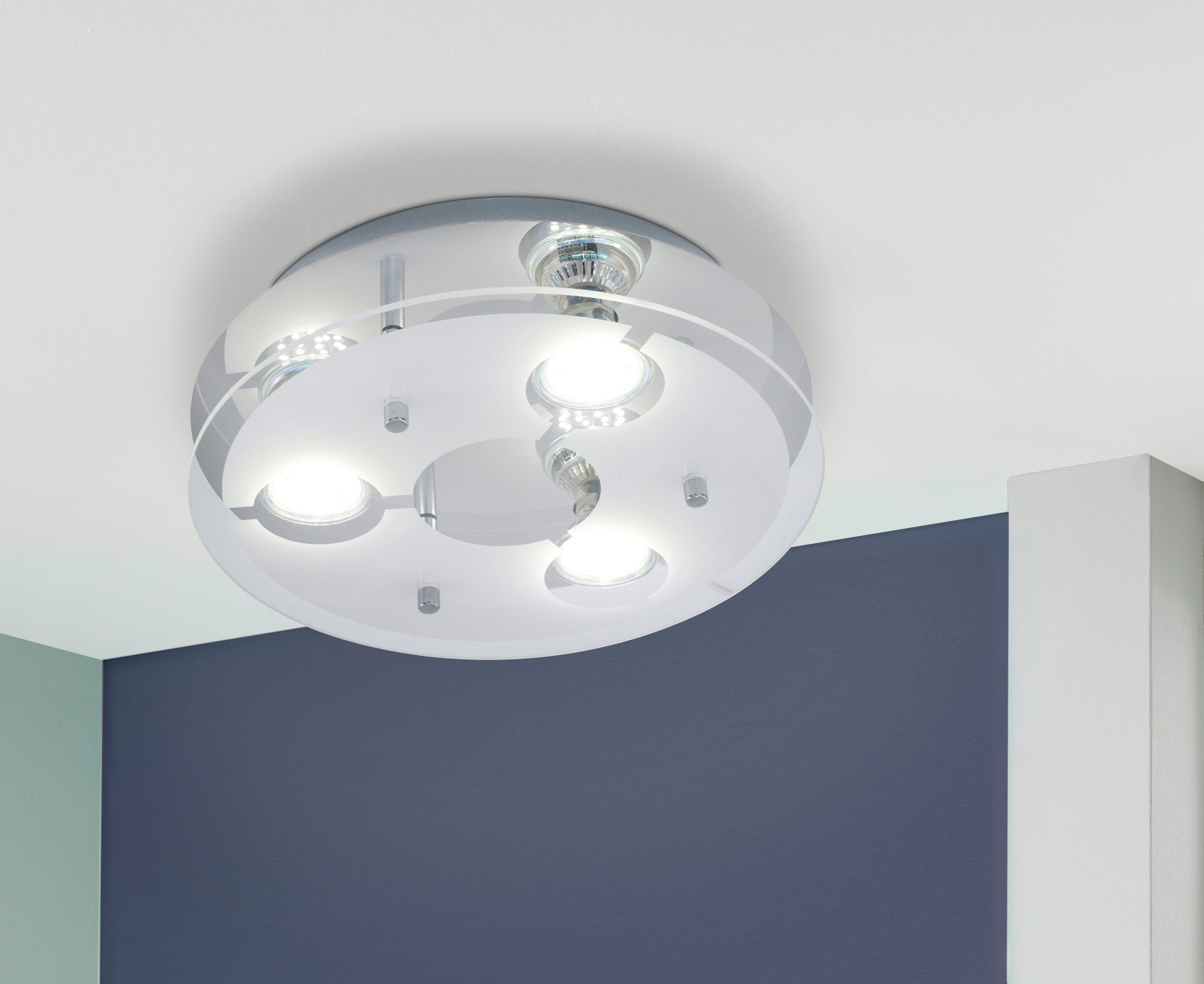 EGLO LED Deckenleuchte CABI, LED wechselbar, günstig online kaufen