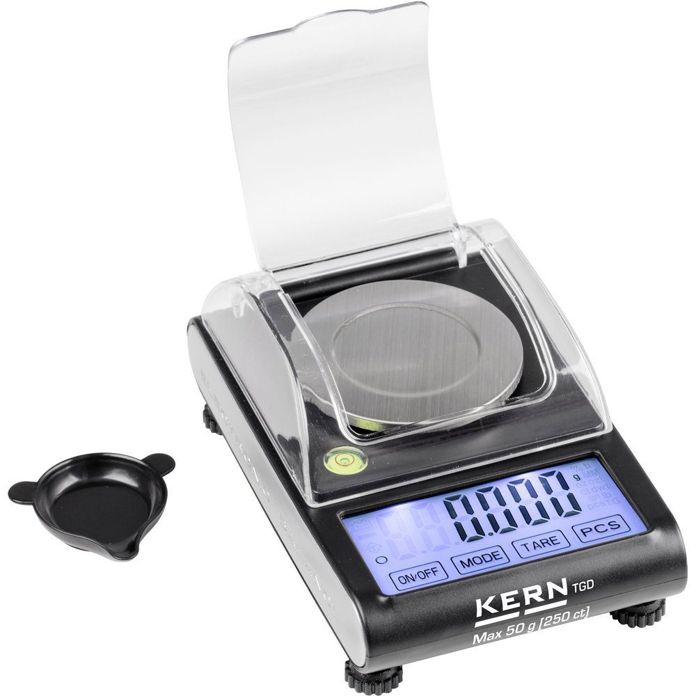 Kern Kofferwaage Kern Taschenwaage TGD 50-3C Wägebereich (max) 50 g Ablesbarkeit 1 m, (TGD 50-3C)