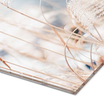 Posterlounge Acrylglasbild Editors Choice, Zarte Gräser im Wind, Badezimmer Boho Fotografie