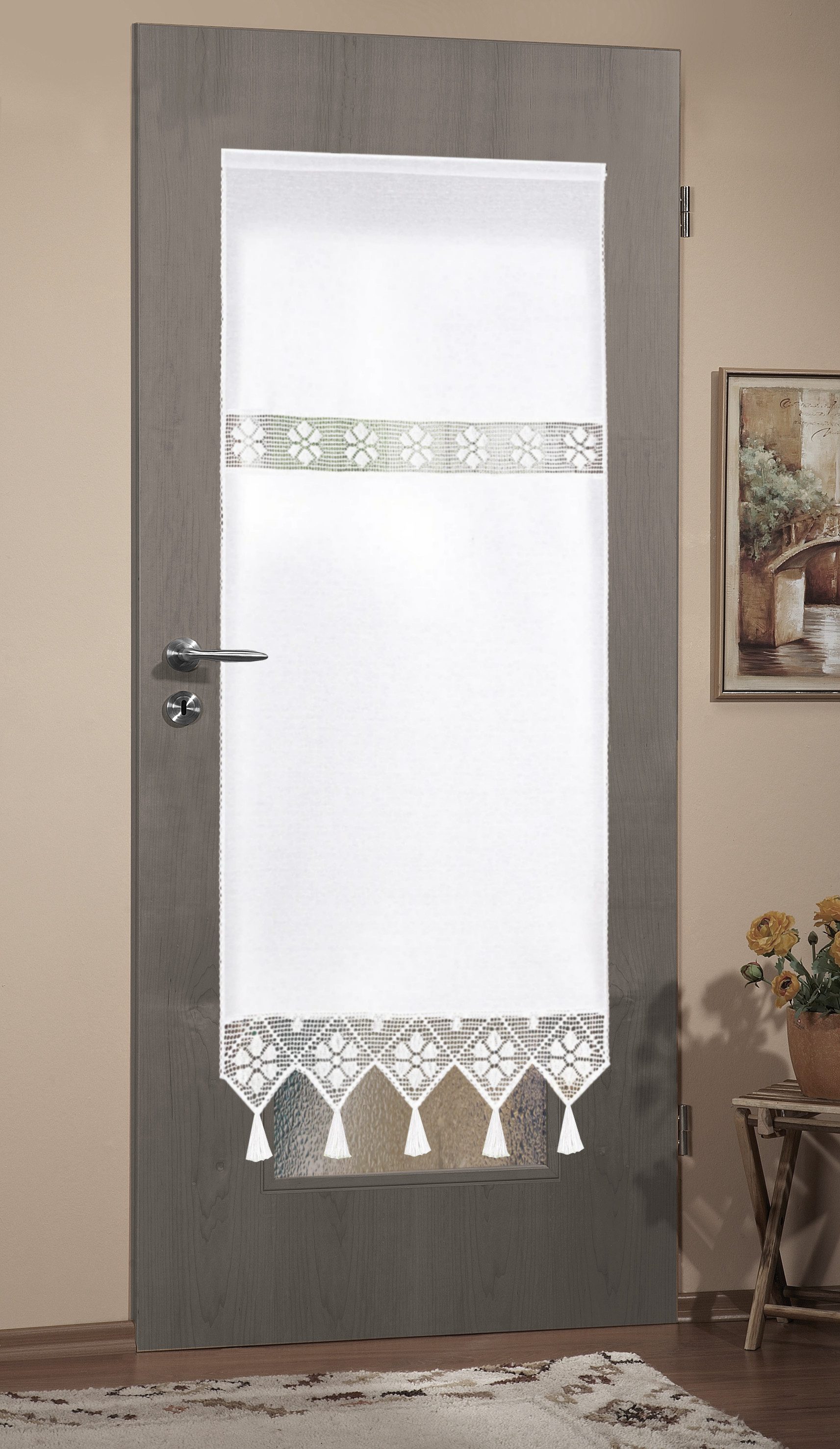 HOME WOHNIDEEN Türvorhang TONI, Stangendurchzug (1 günstig online kaufen