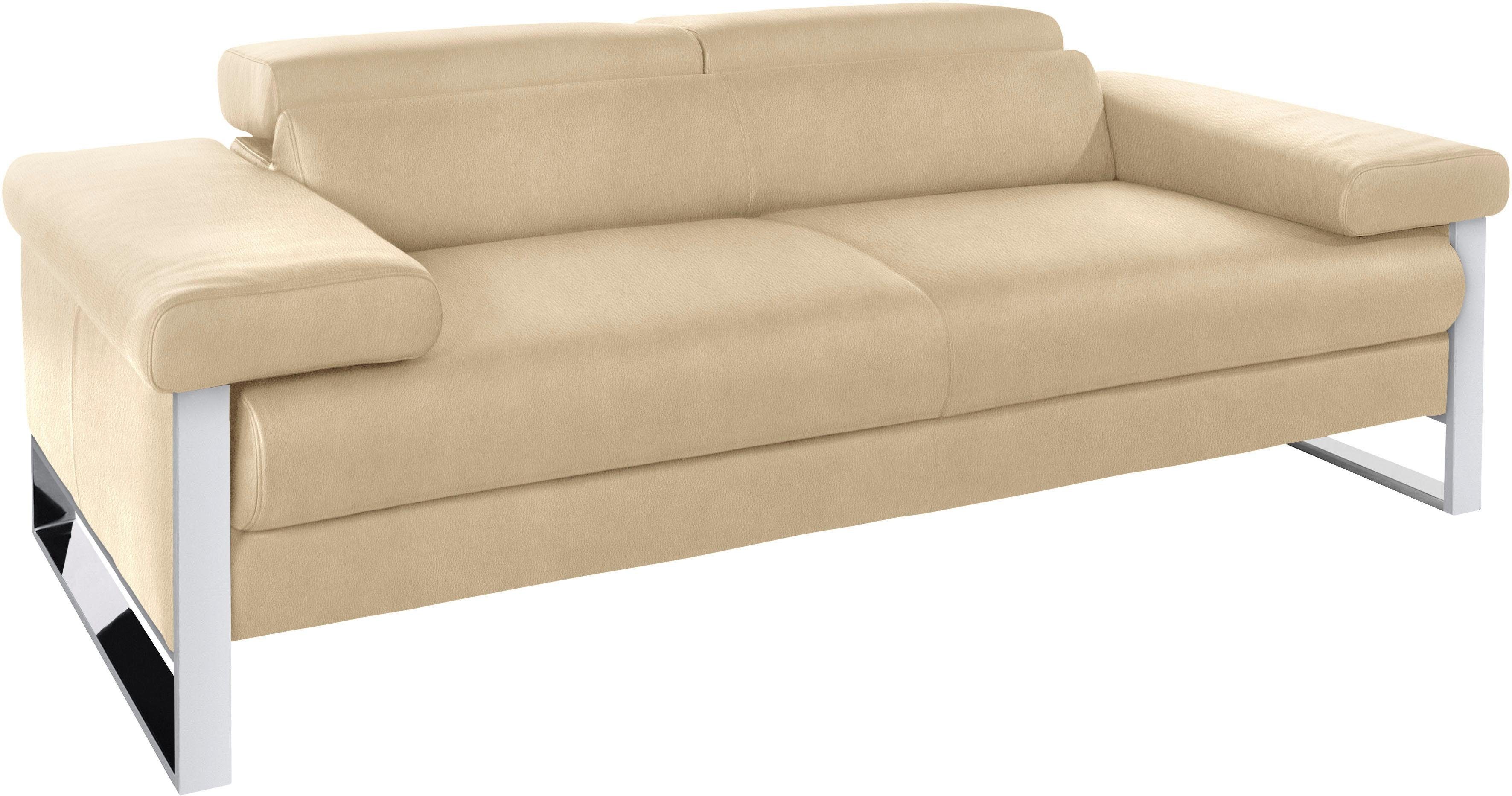 W.SCHILLIG 2-Sitzer "finn", German Design Award 2016, Fußgestell Chrom glän günstig online kaufen