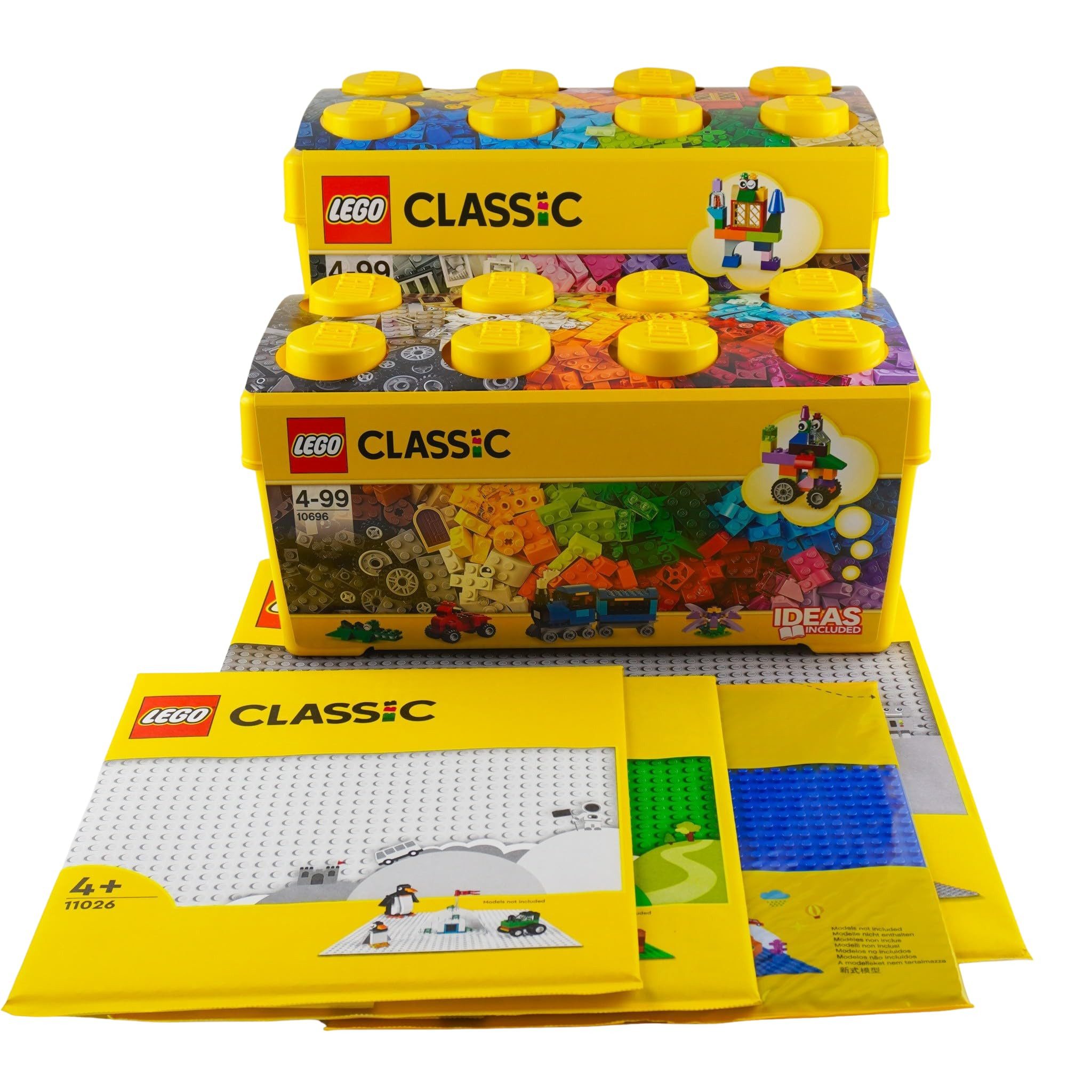 LEGO® LEGO® Classic Family Pack 2 Bausteinboxen & 4 Grundplatten - Menge 1x günstig online kaufen