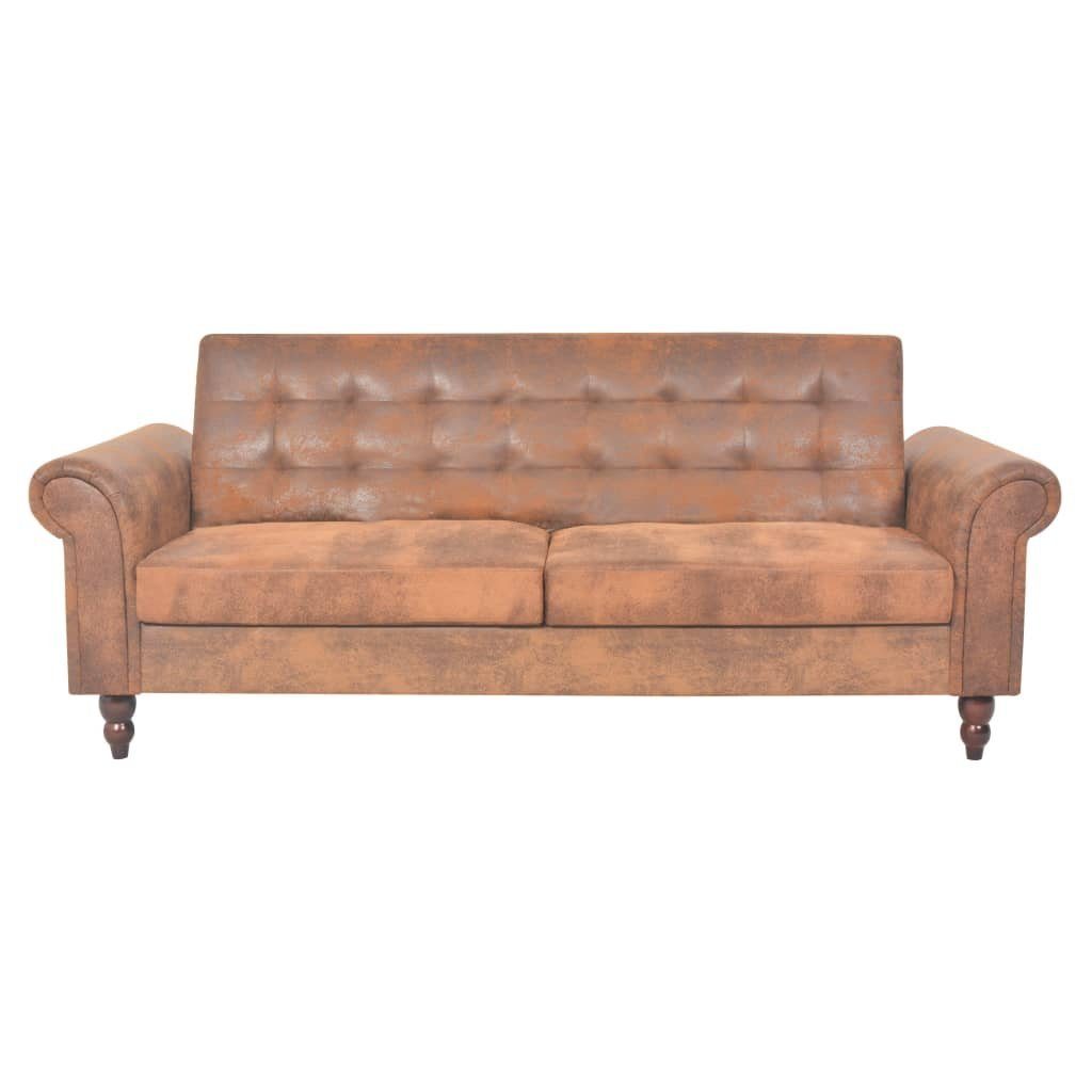 DOTMALL 2-Sitzer Schlafsofa, Künstliches,Holzrahmen,Robustheit und Langlebi günstig online kaufen