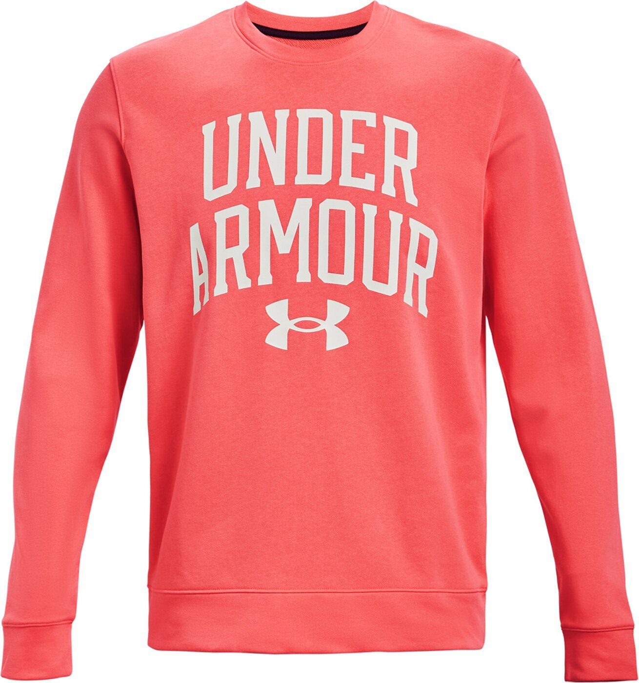 Under Armour® Hoodie UA RIVAL TERRY CREW VENOM RED
