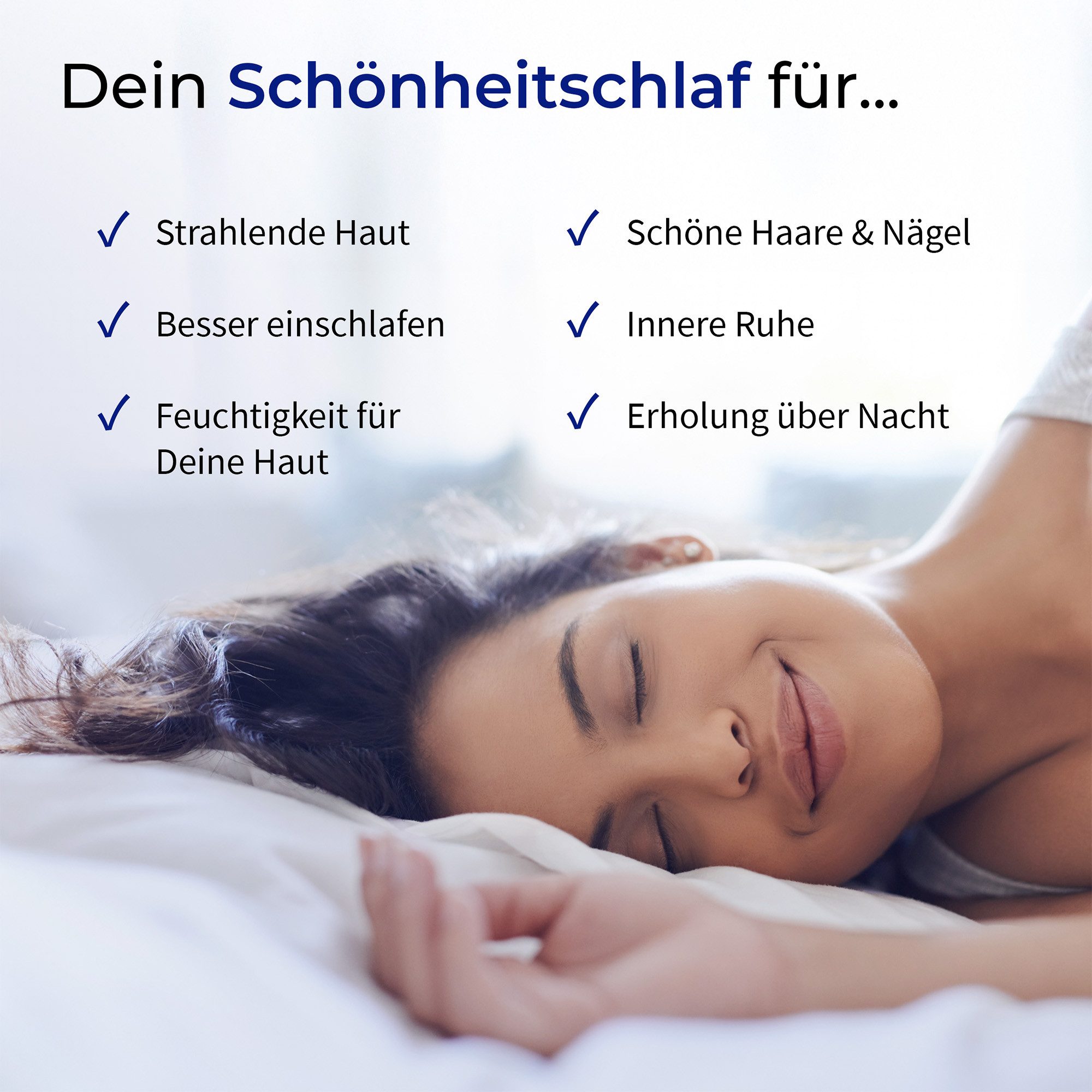 COLLAGEN PURE COLLAGEN PURE Beauty Sleep – Kollagen & Melatonin Trinkampullen, mit Hyaluronsäure, Resveratrol, Vitamin C, Zink, Magnesium & L-Theanin à 28 St., 700 ml
