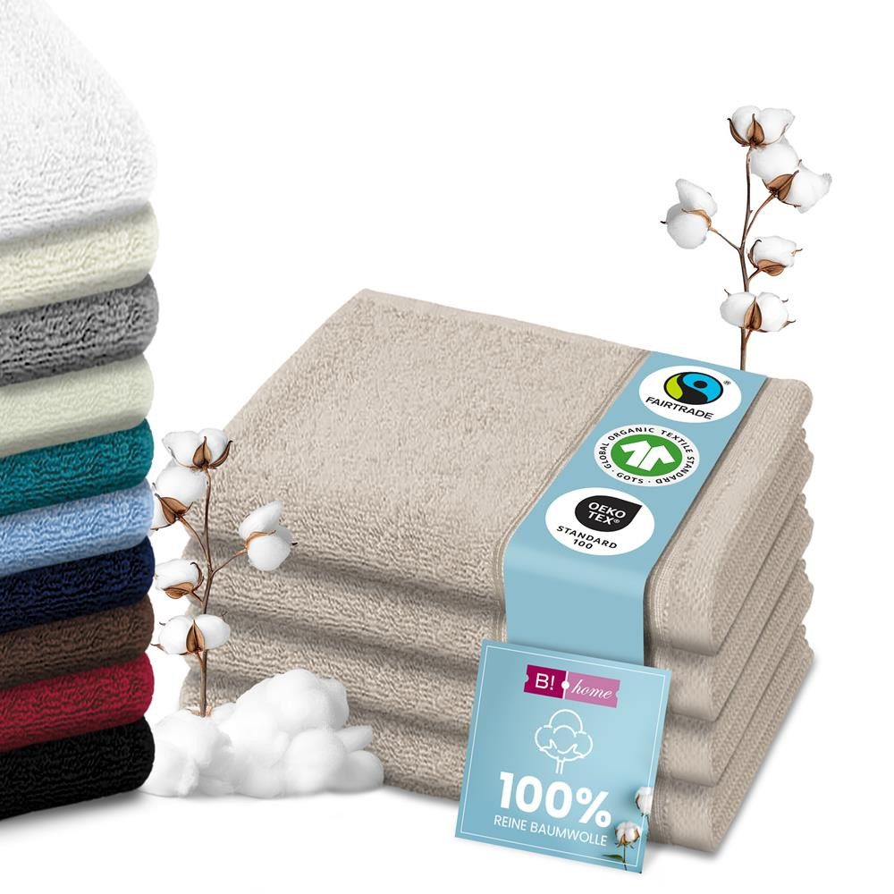 B!HOME Handtücher Set Saunatücher, Duschtücher, Gästehandtücher günstig online kaufen