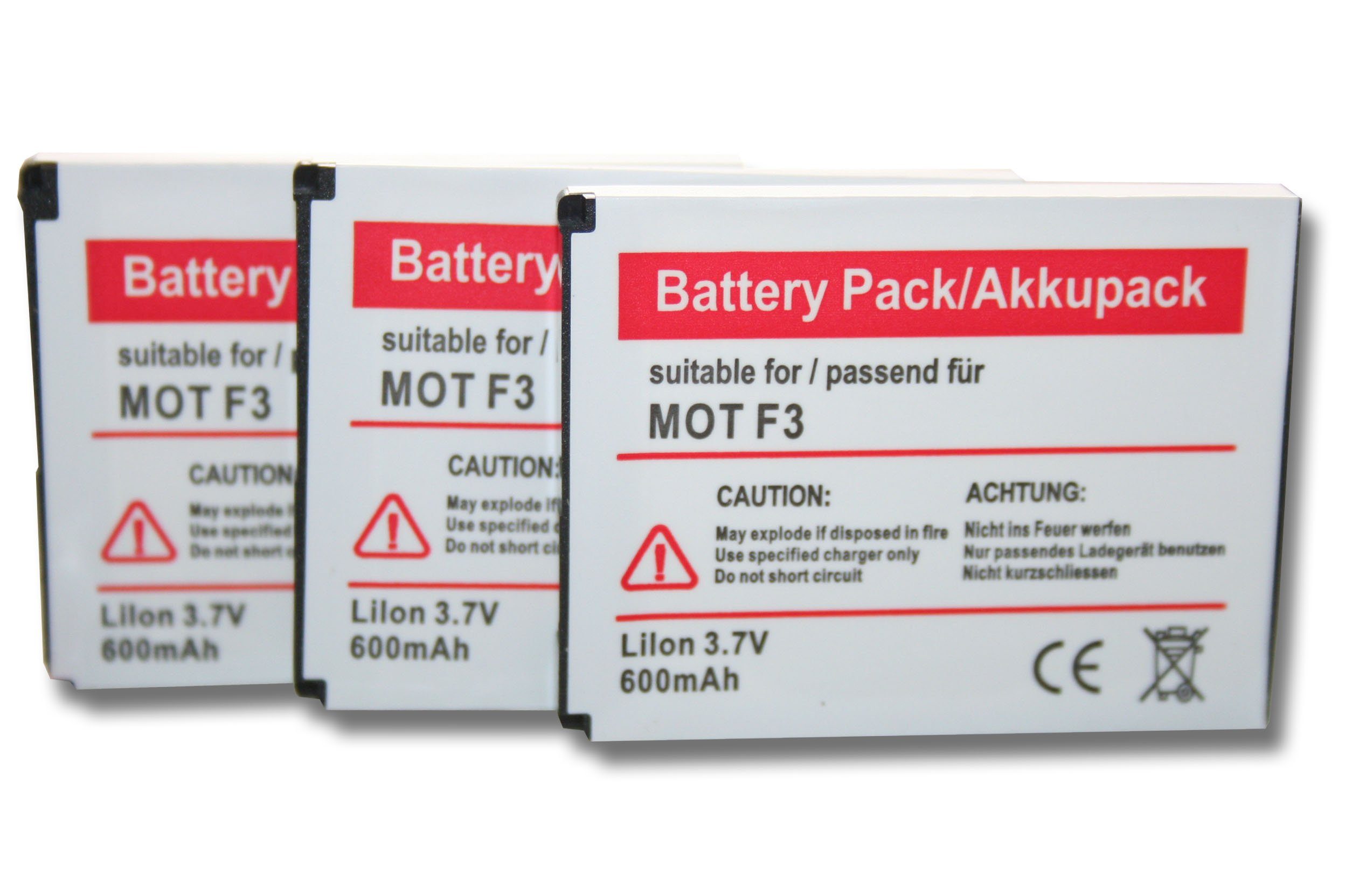 vhbw Akku Ersatz für Baugleiche Originalteilebezeichnung AVM BAK130506, EAC62339101 für Mobilfunk / Festnetz & DECT (600mAh, 3,7V, Li-Ion) 600 mAh