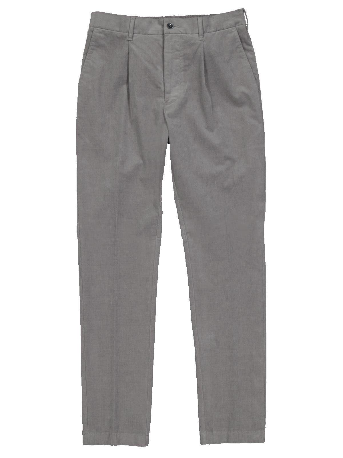 ENGBERS GERMANY Chinos ENGBERS GERMANY Herren Chino in softer Cord-Qualität, Grau