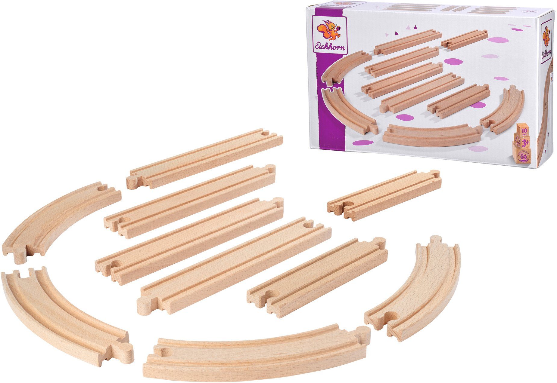 Eichhorn Schienenerweiterungs-Set, (10-tlg), FSC® - schützt Wald