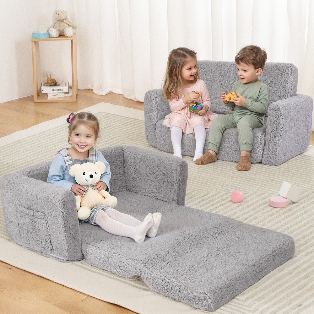 CAVEEN Kindersofa, Kindersofa 2-in-1 1 Teile, günstig online kaufen