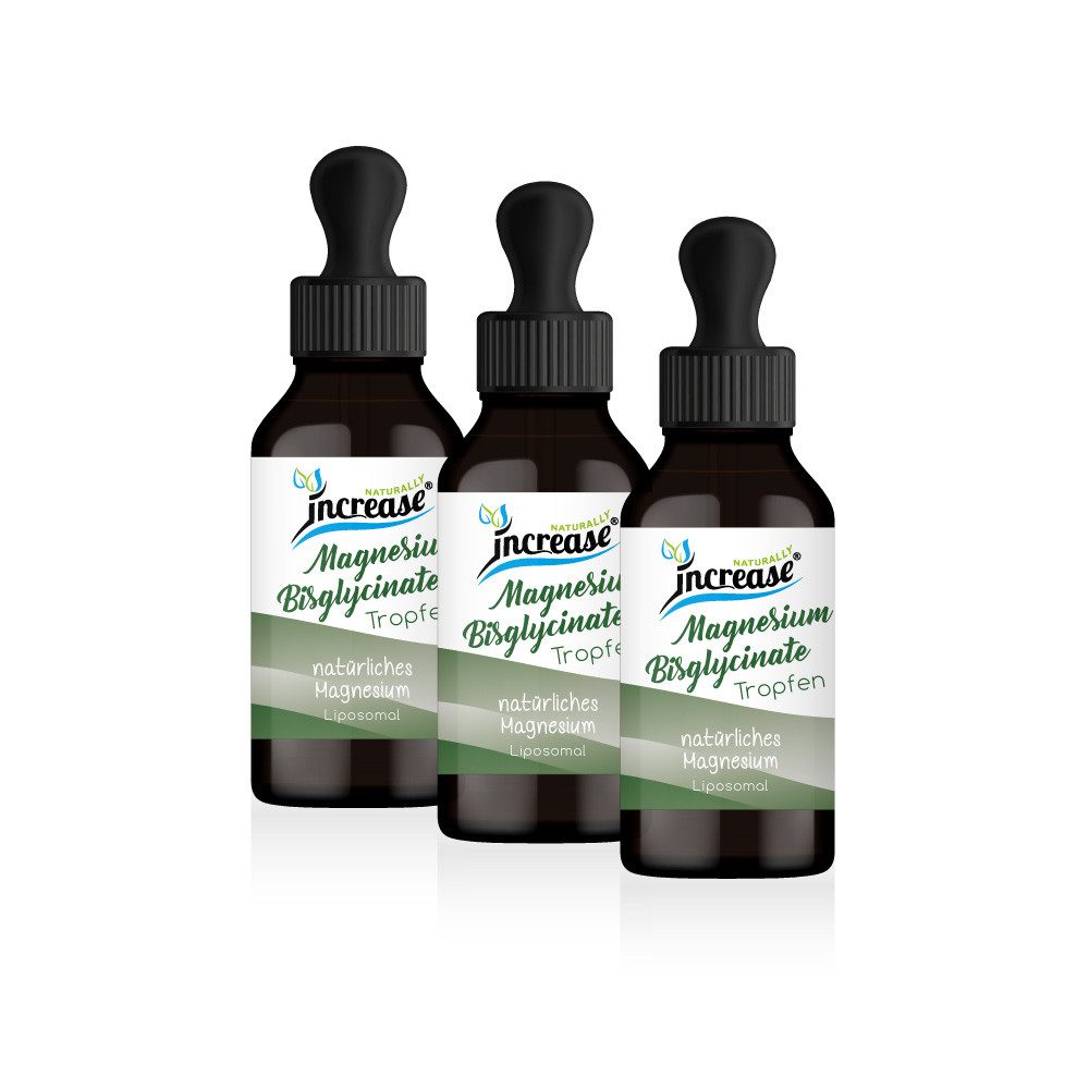 increase NATURALLY Nimm 3, zahl 2 Aktion Liposomales Magnesium Bisglycinate - 3000mg Tropfen, 180 ml