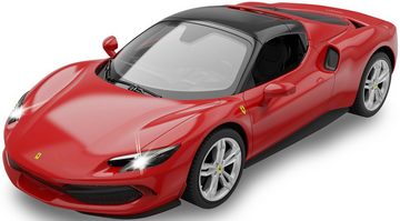 Jamara RC-Auto Deluxe Cars, Ferrari 296 GTS 1:16, rot - 2,4 GHz, mit LED-Lichtern