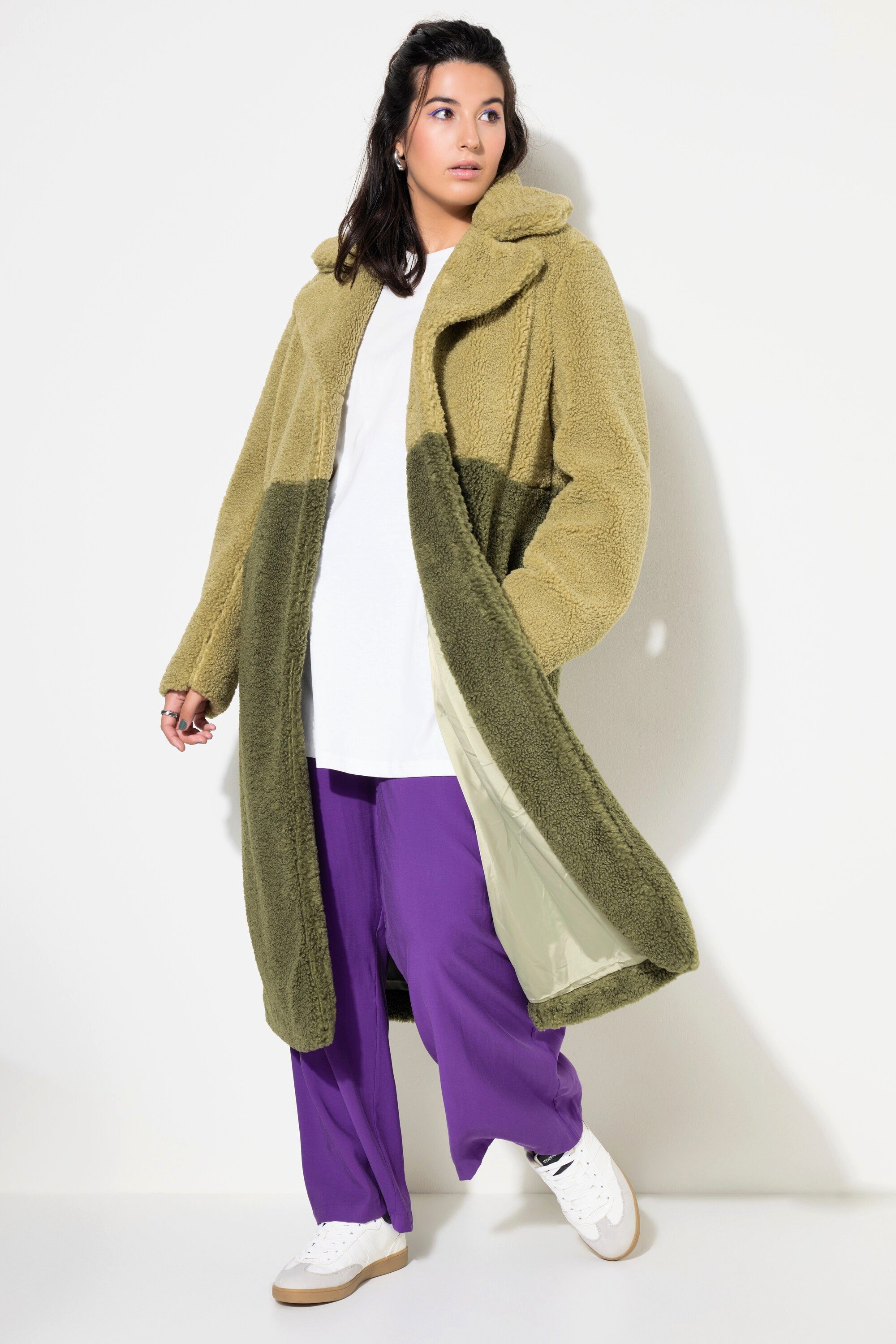 Studio Untold Wintermantel Teddymantel Straight Shape günstig online kaufen