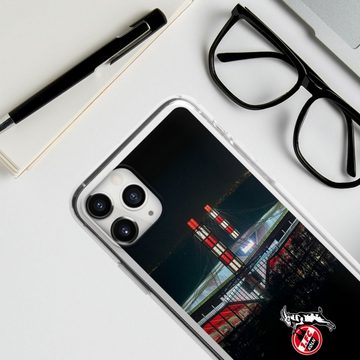 DeinDesign Handyhülle 1. FC Köln Stadion Offizielles Lizenzprodukt Köln Stadion Nacht, Apple iPhone 11 Pro Max Silikon Hülle Bumper Case Handy Schutzhülle