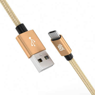 JAMEGA Micro USB Kabel Ladekabel Daten für Tablet Samsung Huawei PS4 XBOX LG USB-Kabel, USB, Micro USB, (100 cm)