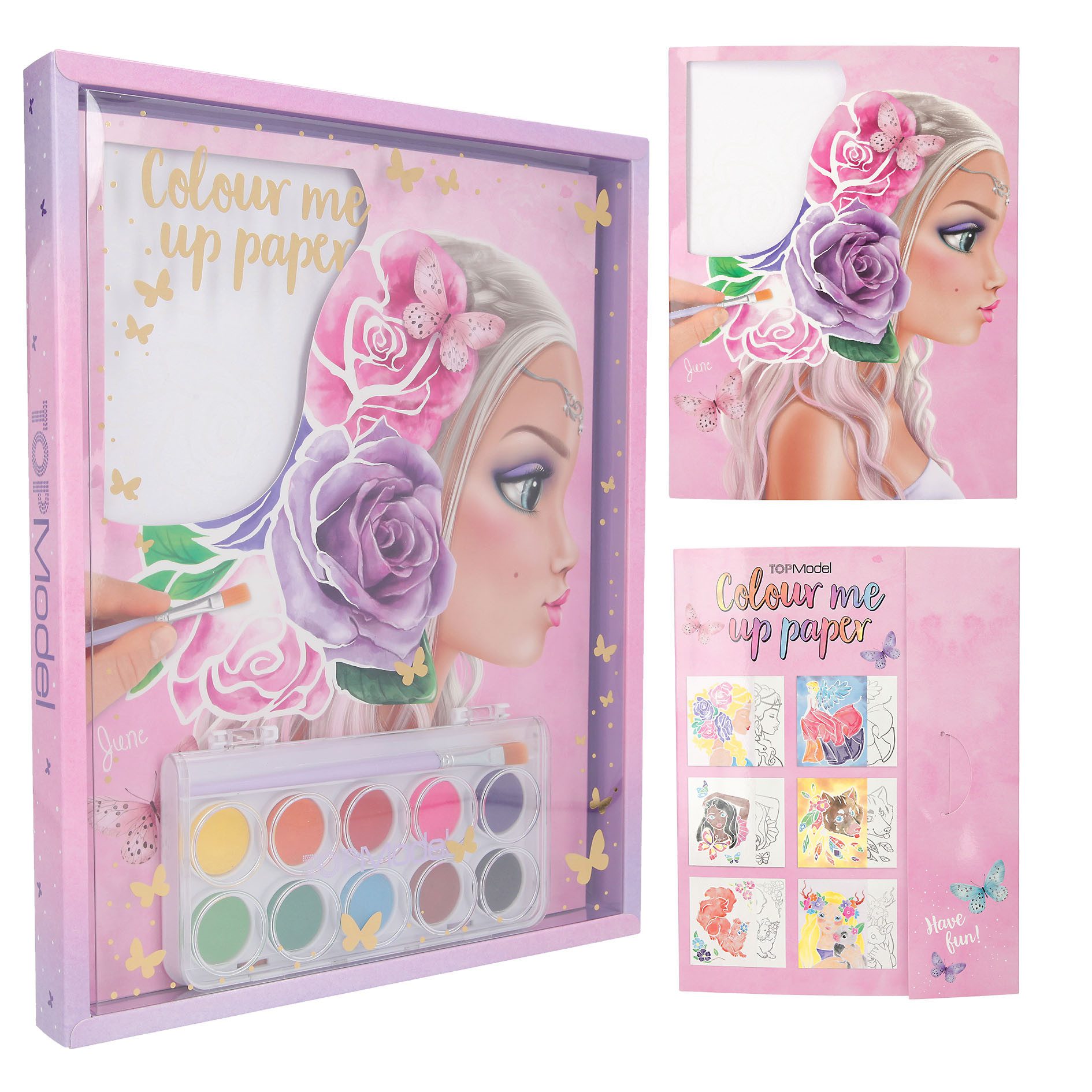 Malvorlage DEPESCHE TOPModel Malbuch Colour me up Paper