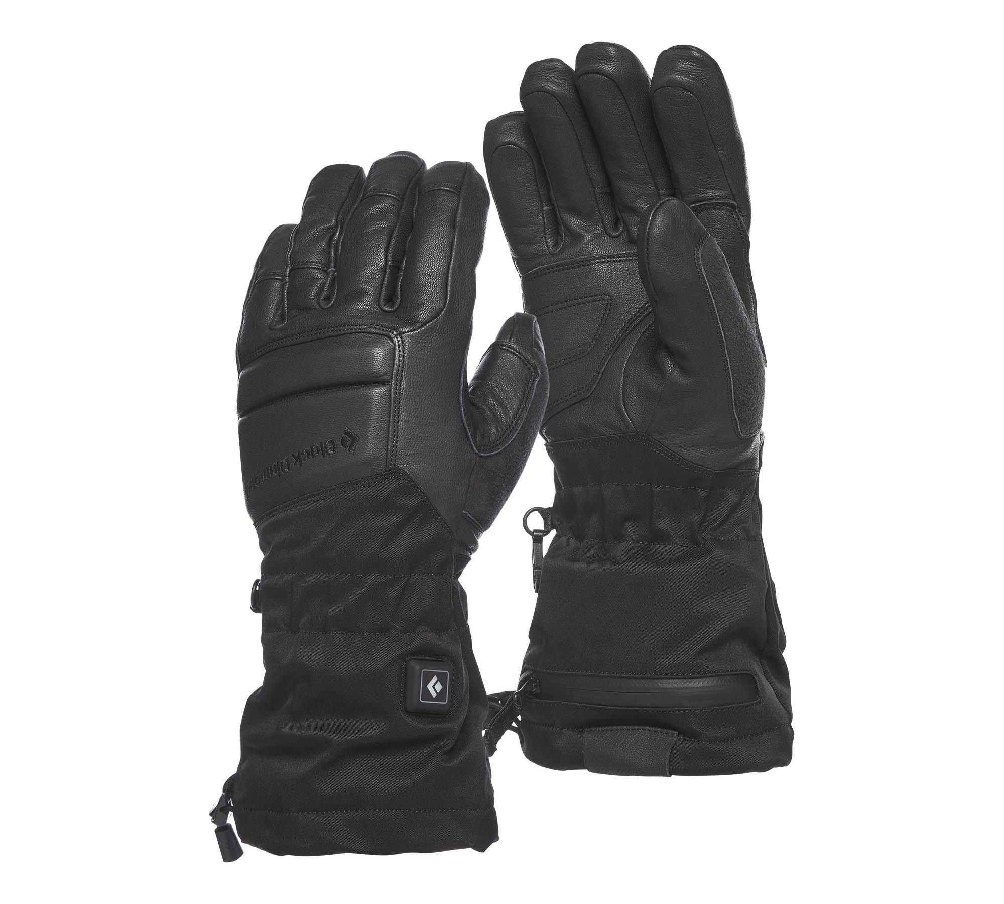 Black Diamond Solano Accessoires Fleecehandschuhe Diamond Heated Gloves Black