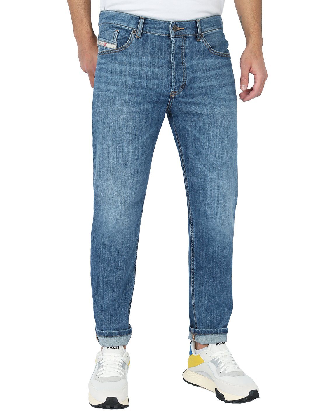 Diesel Tapered-fit-Jeans Regular Stretch Hose - D-Fining 0EKAI