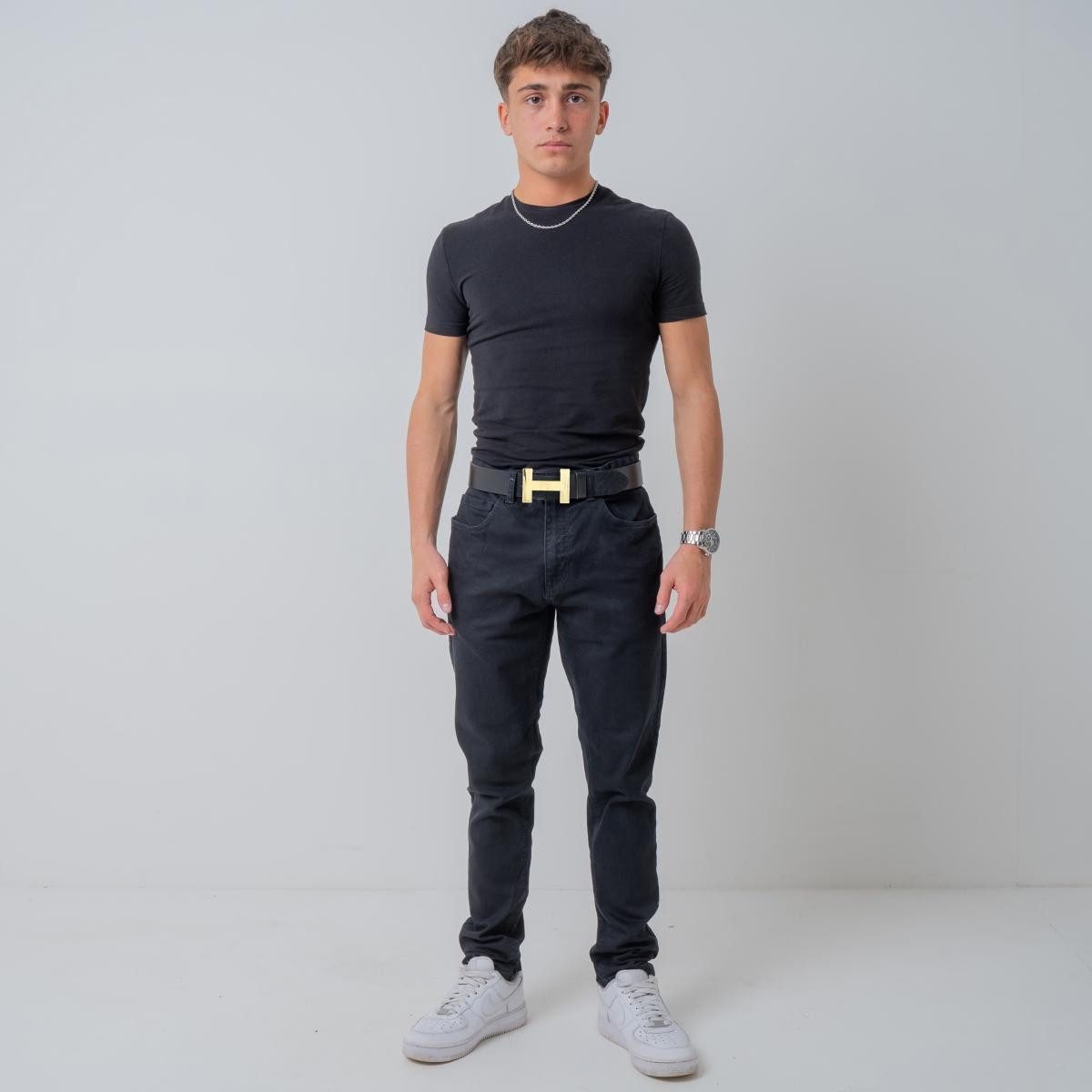 BELTINGER Ledergürtel Designer Gürtel HENRY aus Vollrindleder 4 cm - Eleganter Ledergürtel f (1-St)