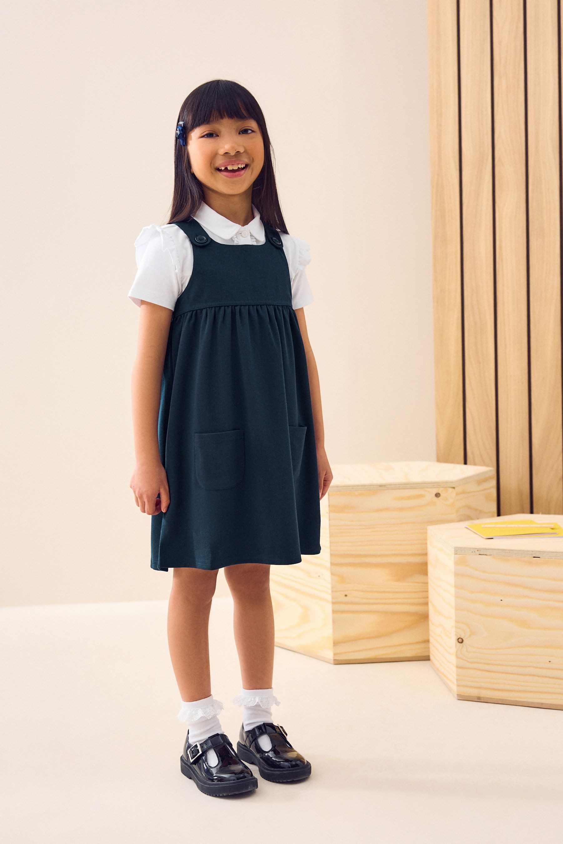 Next Latzkleid Jersey-Trägerkleid (1-tlg) – Bild 4 von 5