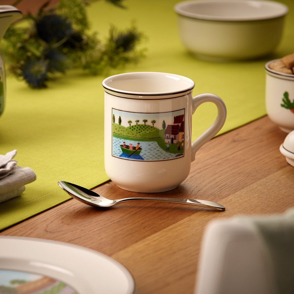 Villeroy & Boch Tasse DesignNaif Henkelbecher, 1-tlg., Porzellan, Premium Porcelain, 1 Stck, mikrowellensicher,spülmaschinenfest, Made i