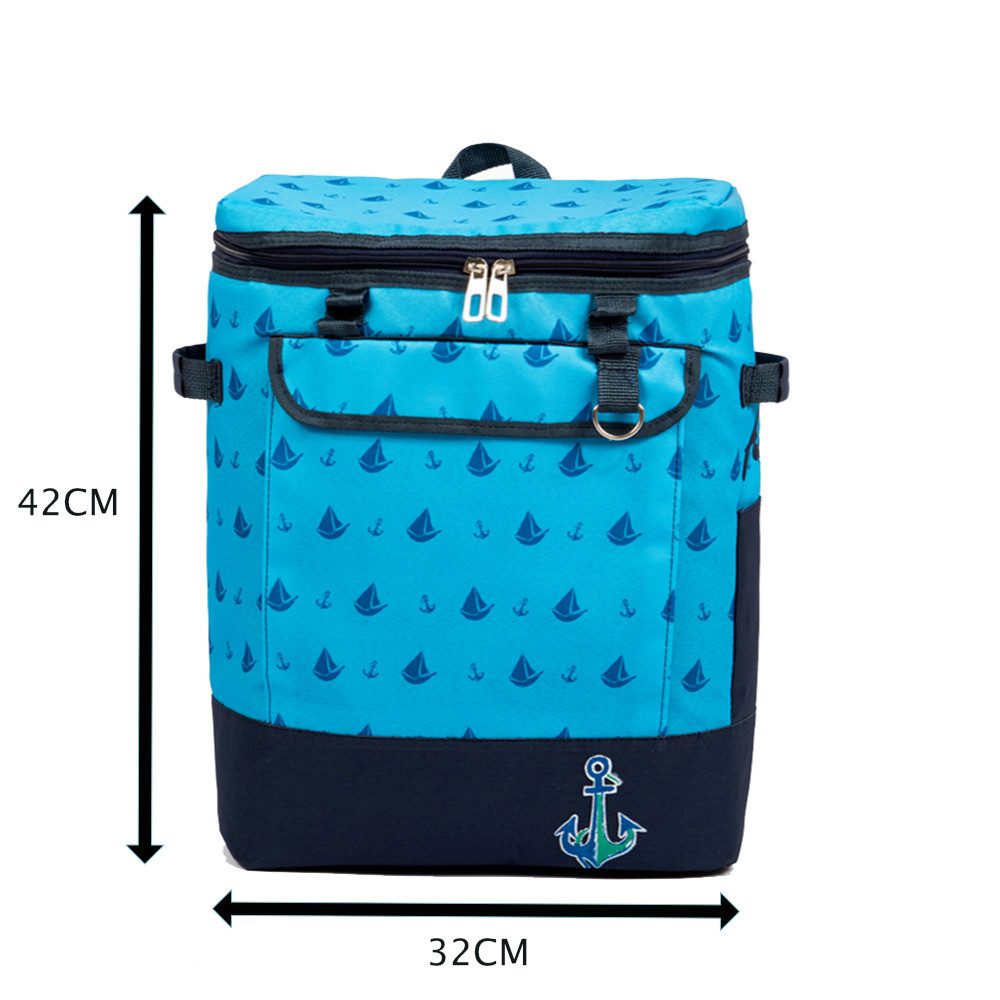 ANEMOSS Kühltasche Anemoss Marine Collection Sailboat Kühlrucksack – 25 l Thermo Lunchbox – Bild 3 von 5