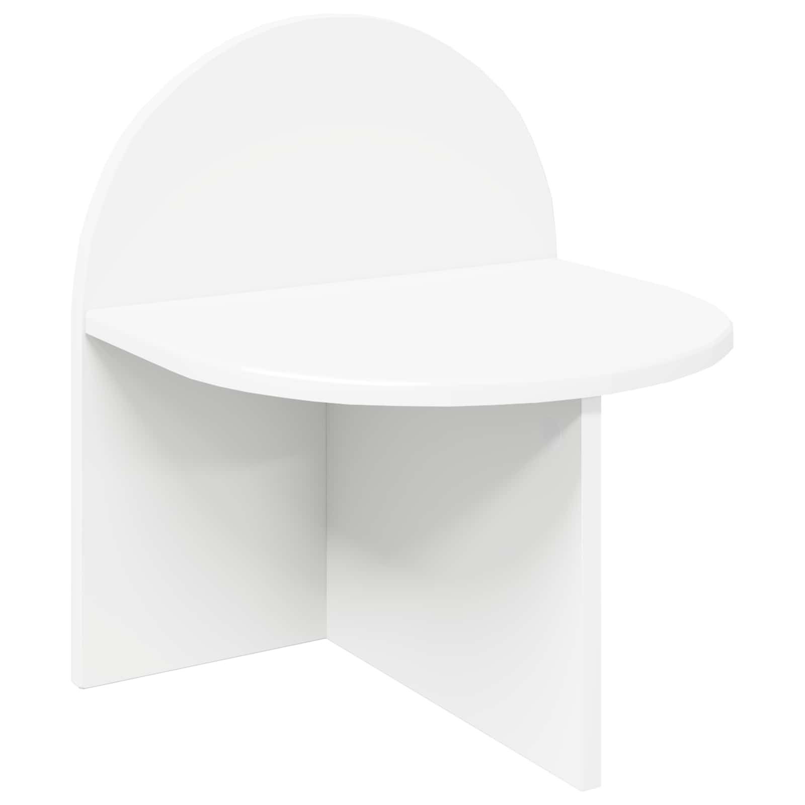 vidaXL Nachttisch 40 x 35,5 x 45,5 cm Nachttisch Nachtschrank Nachtkommode Weiß 40x35,5x