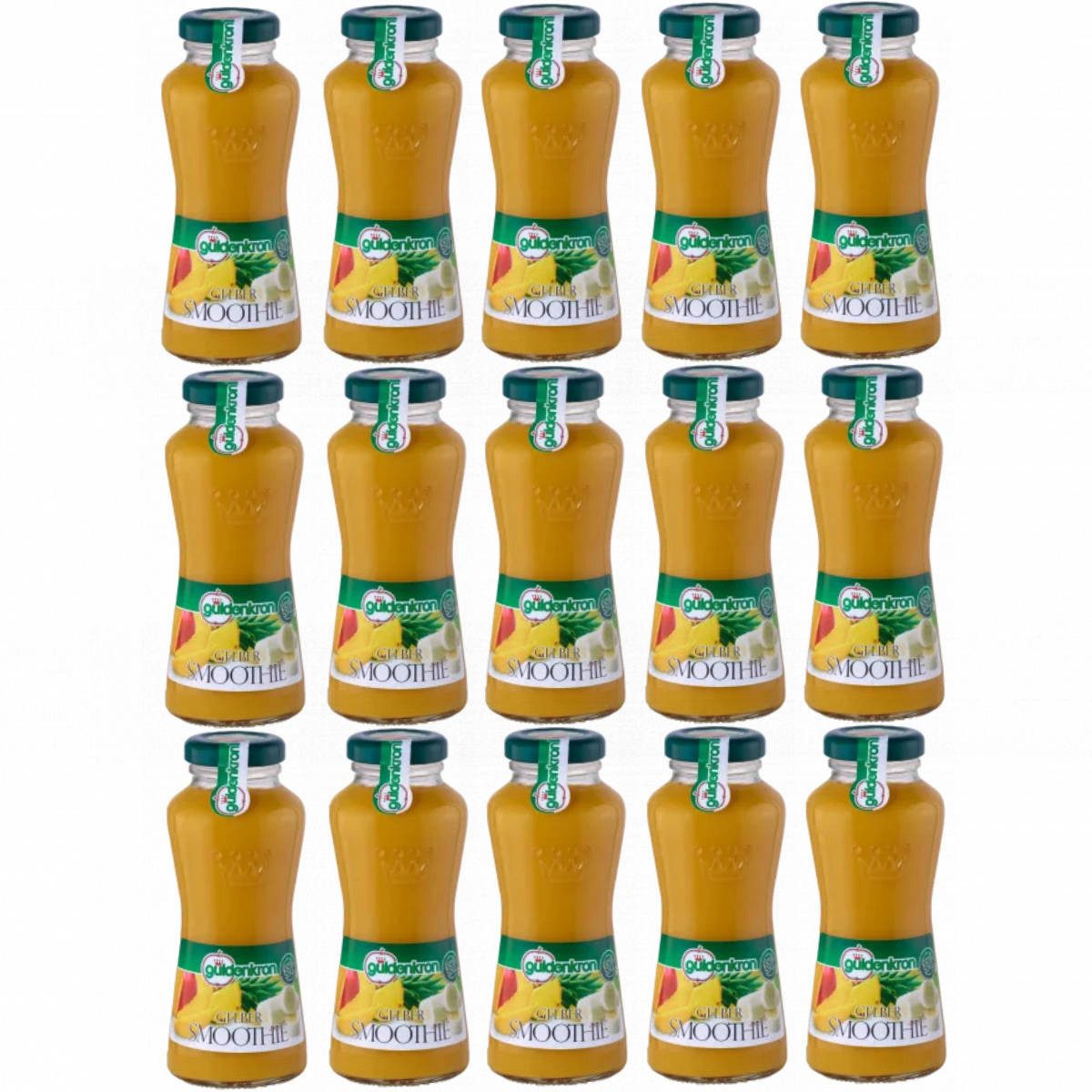 Güldenkron Saft, Güldenkron Smoothie Gelb Mehrfrucht Fruchtpüree Konzentrat 15x200ml