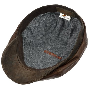 Stetson Flat Cap (1-St) Ledercap mit Schirm