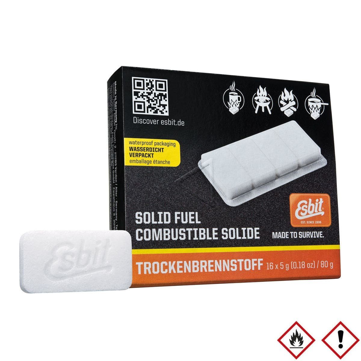Gaskocher Esbit Trockenbrennstofftabletten