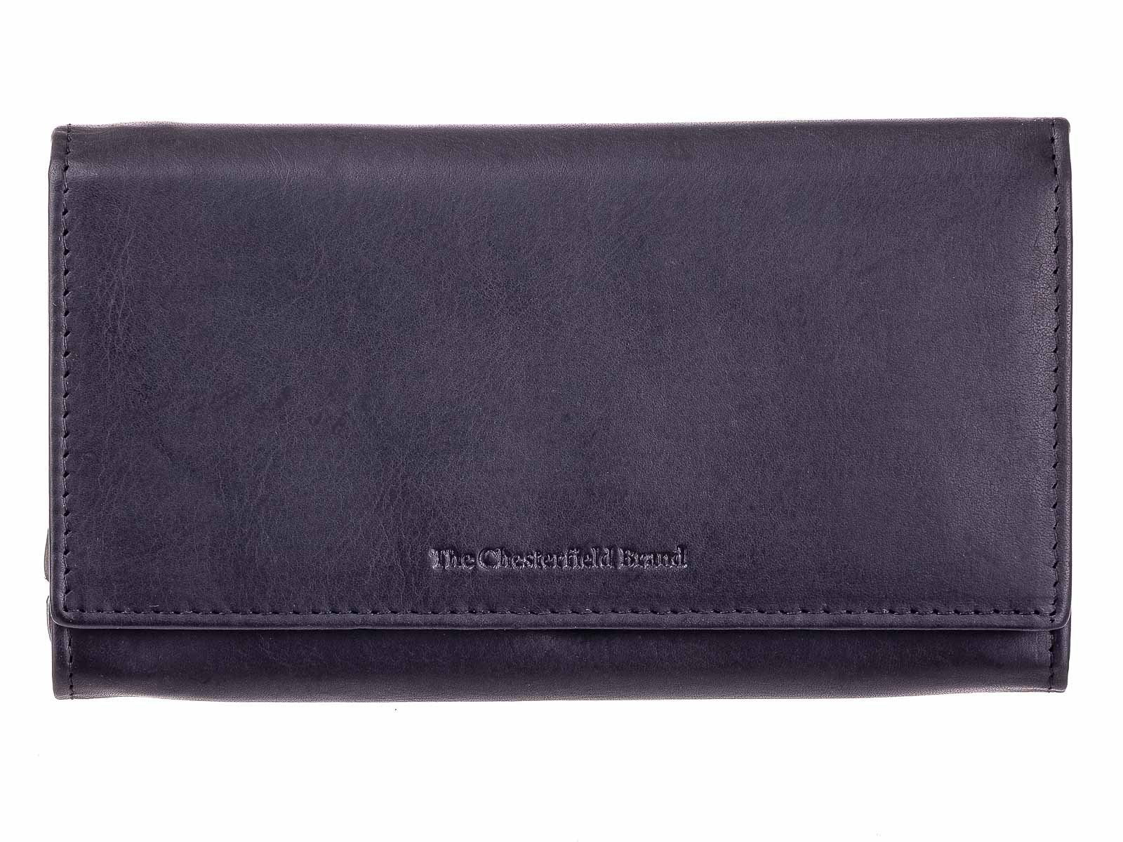 The Chesterfield Brand Geldbörse Geldbörse mit Überschlag (1-tlg), Leder schwarz