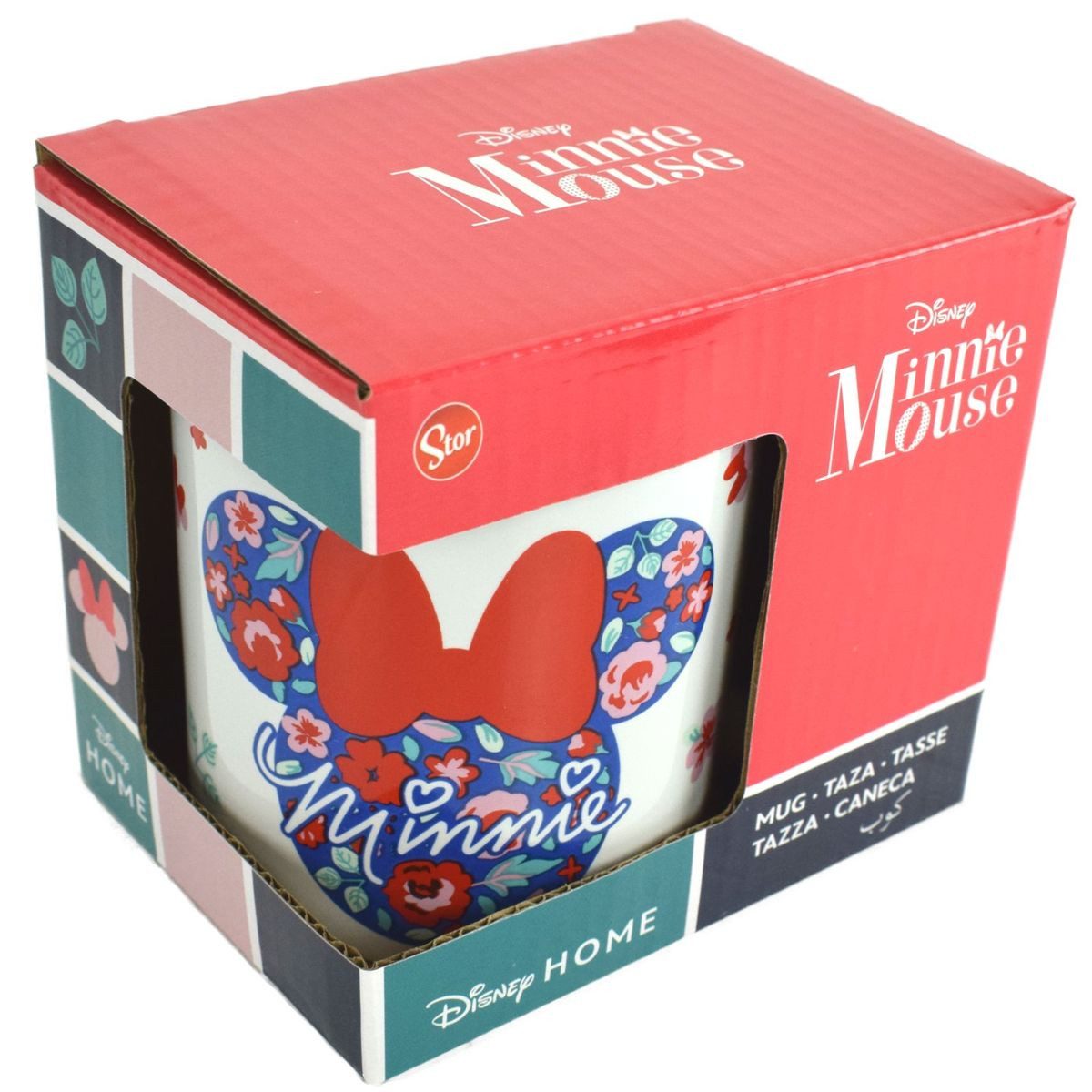 Stor Tasse Tasse mit Disney Minnie Mouse Motiv ca. 325ml aus Keramik 11oz, 1-tlg., Keramik, authentisches Design