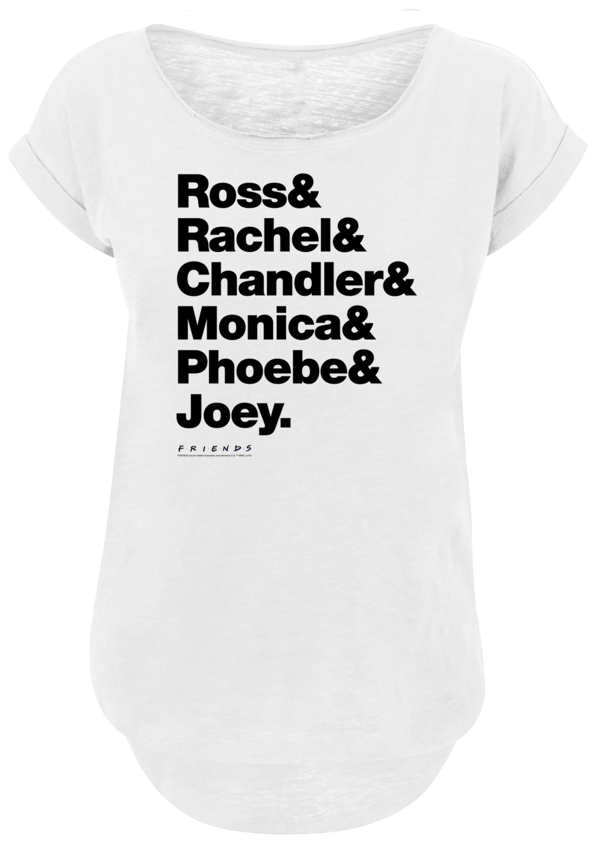 F4NT4STIC & & T-Shirt Joey Chandler & Rachel & & Monica Ross Phoebe Print FRIENDS