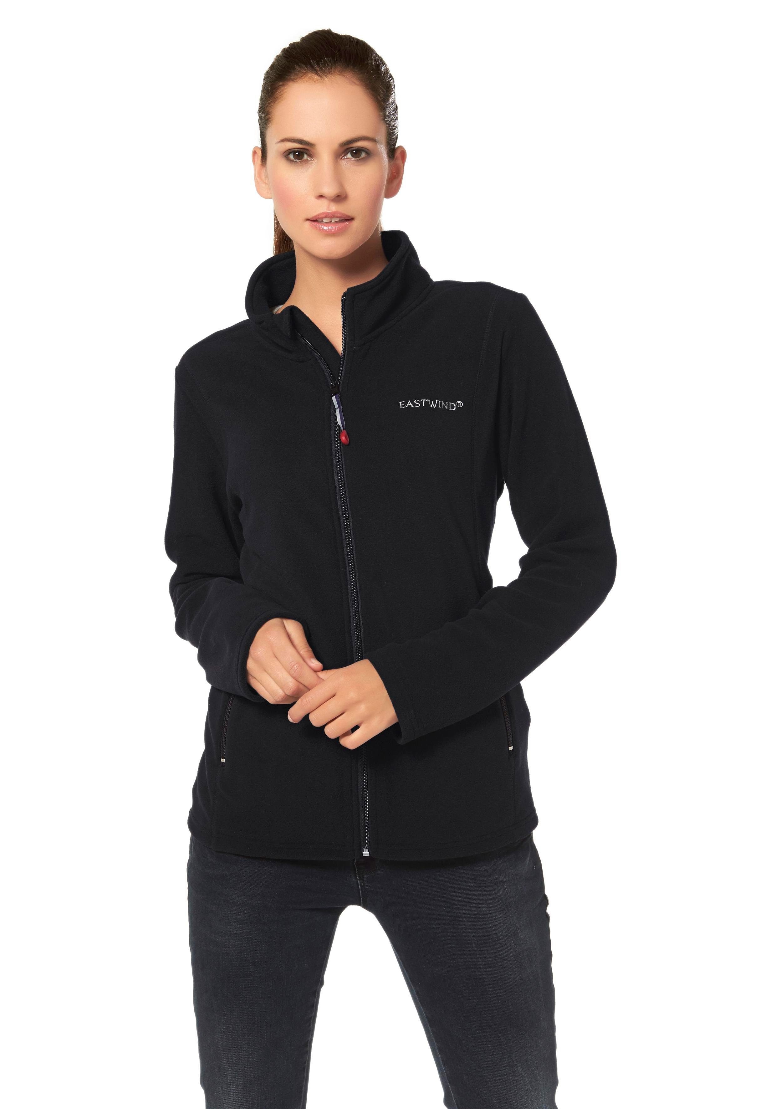 Eastwind Fleecejacke für kalte Tage, aus 100% Polyester, sportlicher Stil