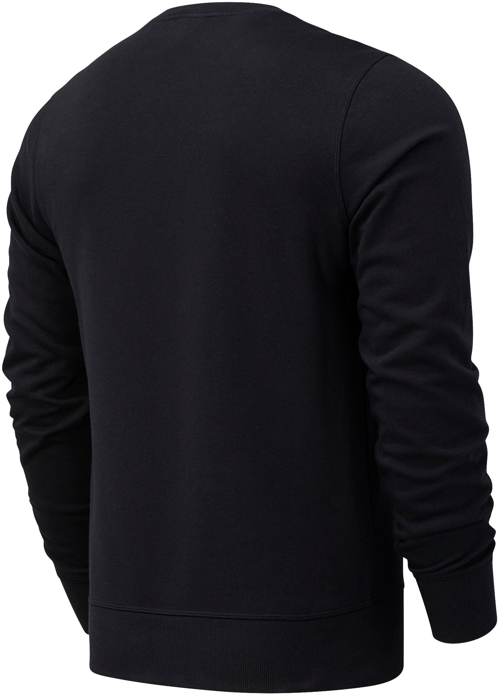New Balance Sweatshirt NB ESSENTIALS STACKED LOGO CREW FLEECE schwarz