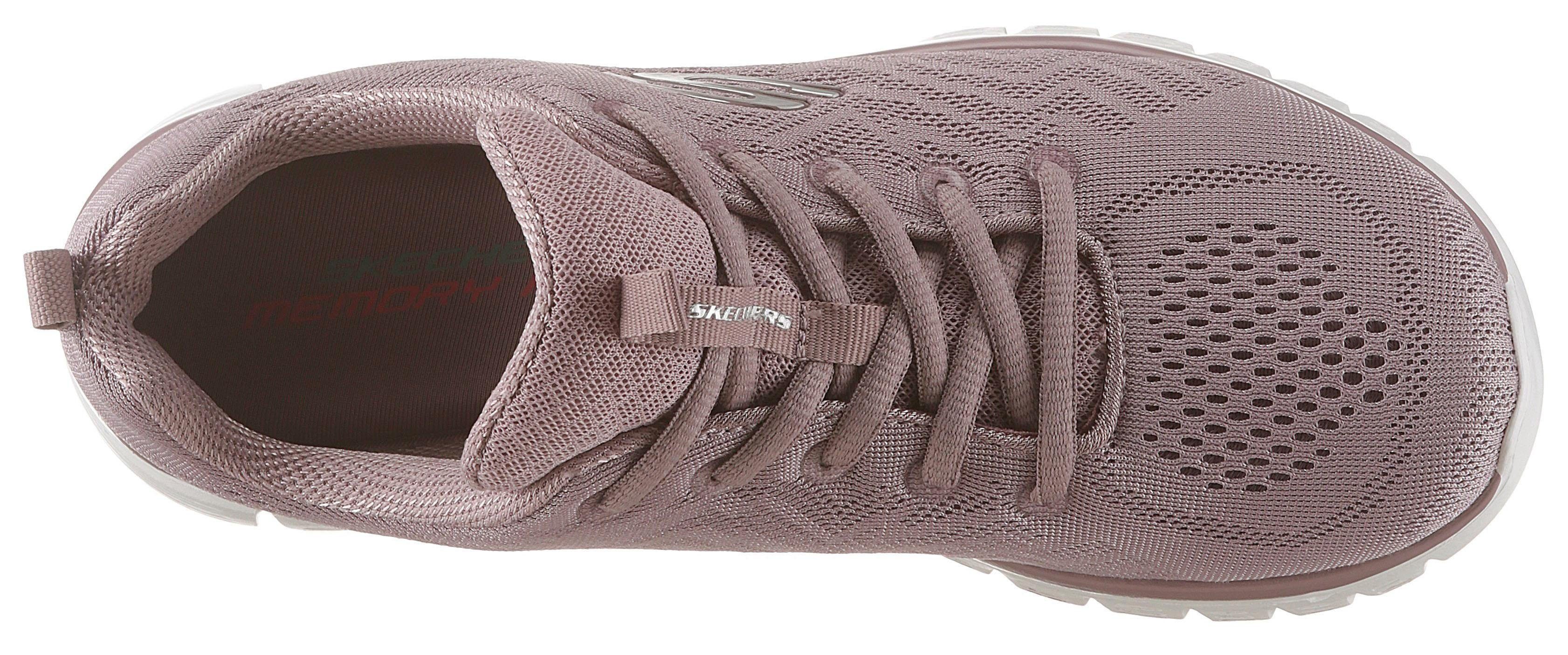 Memory Get - Skechers mit Sneaker Connected lavendel Foam Graceful durch Dämpfung