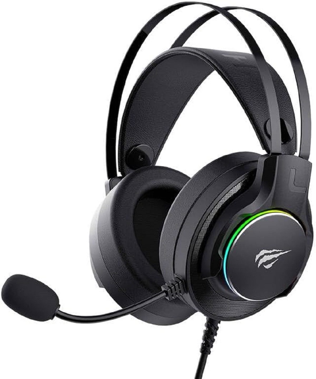 Havit Gaming Headset kabelgebunden USB – Kopfhörer mit hochwertigem Mikrofon Gaming-Headset (Streaming, EN, PL, DE)