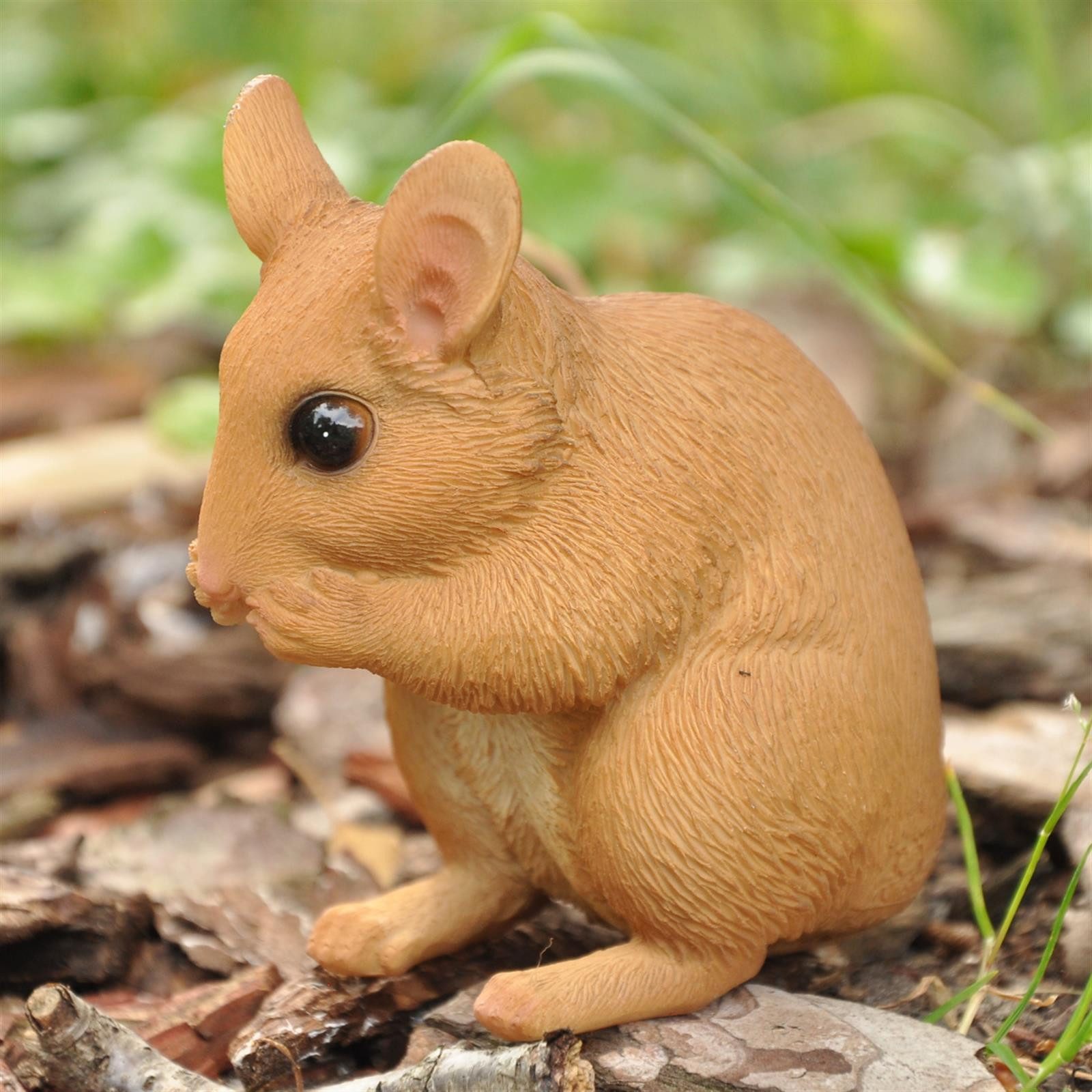 dazikemo Gartenfigur Dekofigur Gartenfigur Maus