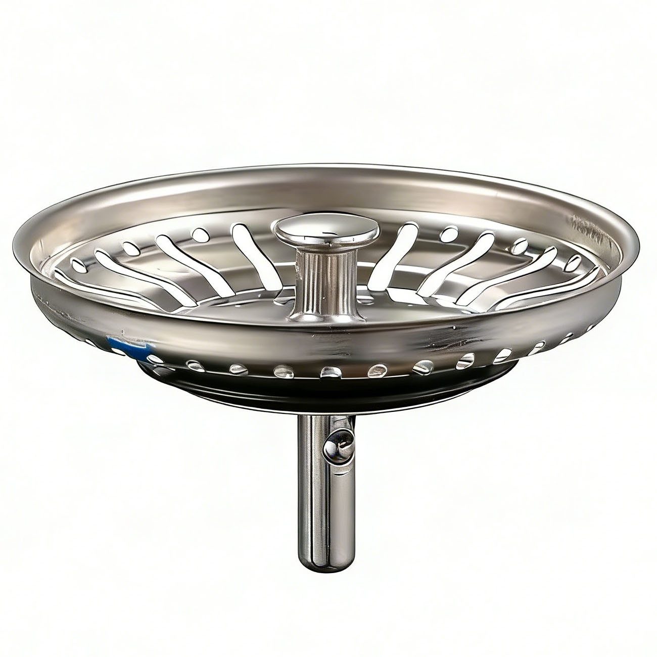 FELIXLEO Küchensieb Verstellbarer Waschbeckenstöpsel Sieb 82mm Edelstahl, (1-St)