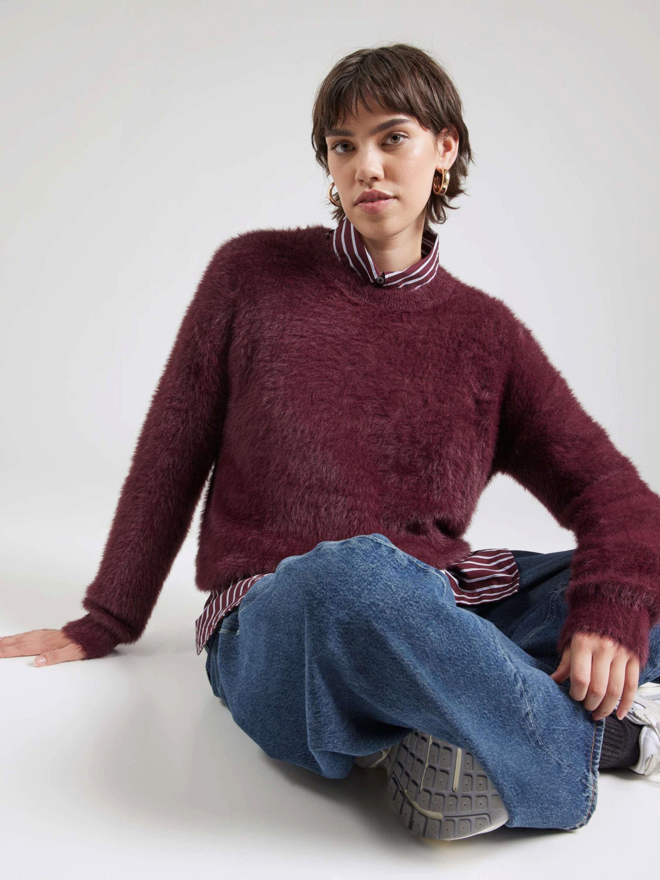 Monari Strickpullover (1-tlg) Plain/ohne Details