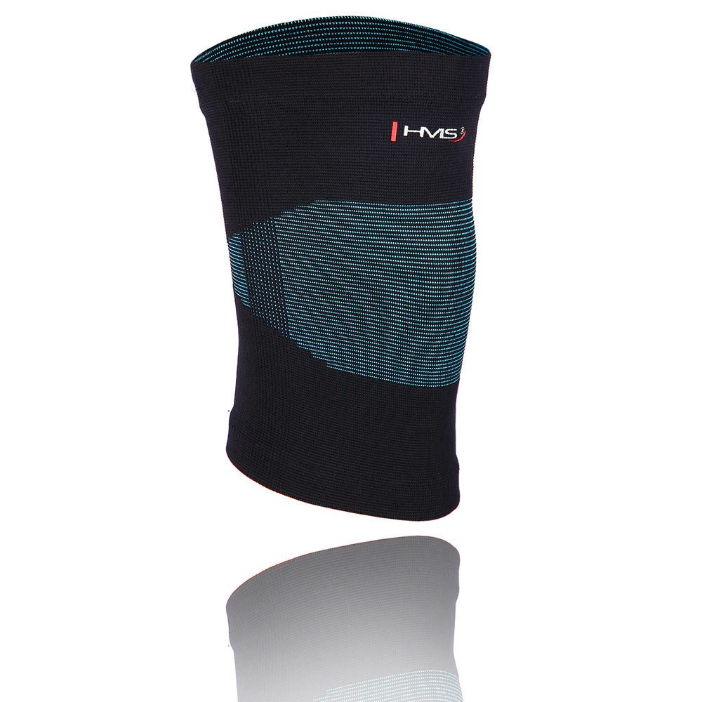 HMS Kniebandage Kniestütze Kompressionsbandage Gelenkstütze (Spar-Set, 1-tlg., 24,5 x 15,5 cm elastisch), elastisch, atmungsaktiv, feuchtigkeitsableitend, wärmend