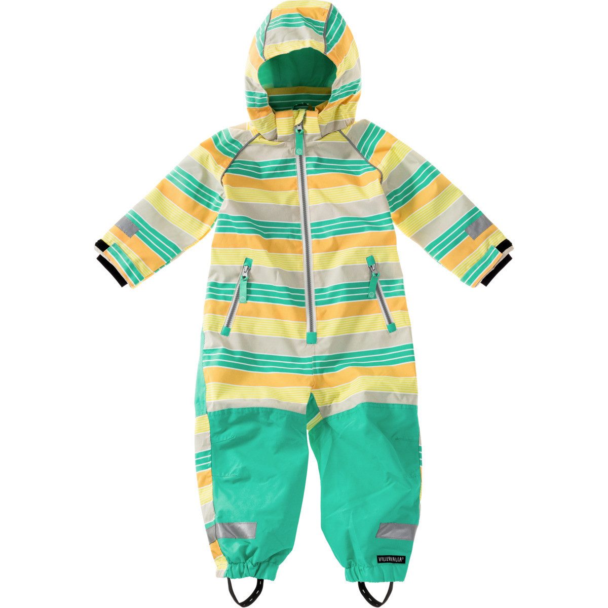 Villervalla Schneeoverall Streifen Unisex Kinder Einteiler, Jumpsuit, Coverall, Onesie, Anzug