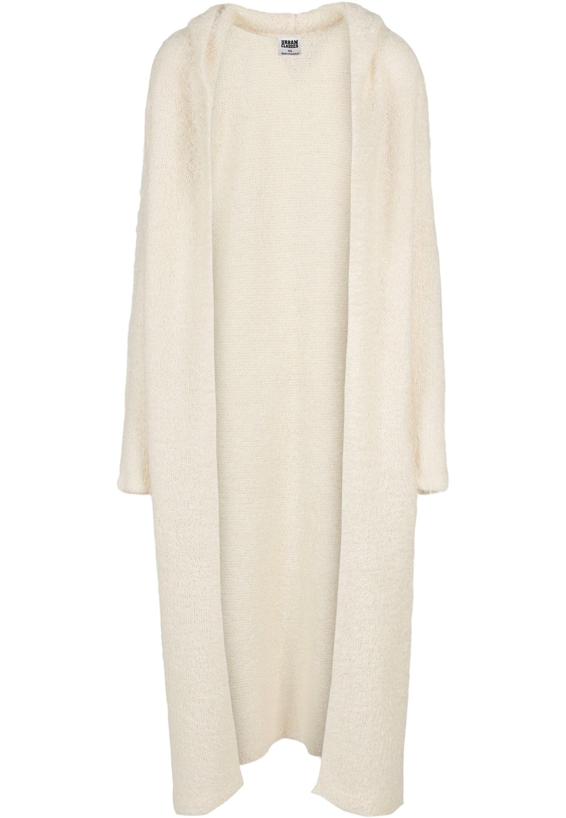 URBAN CLASSICS Strickjacke Urban Classics Damen Ladies Hooded Feather Cardi günstig online kaufen