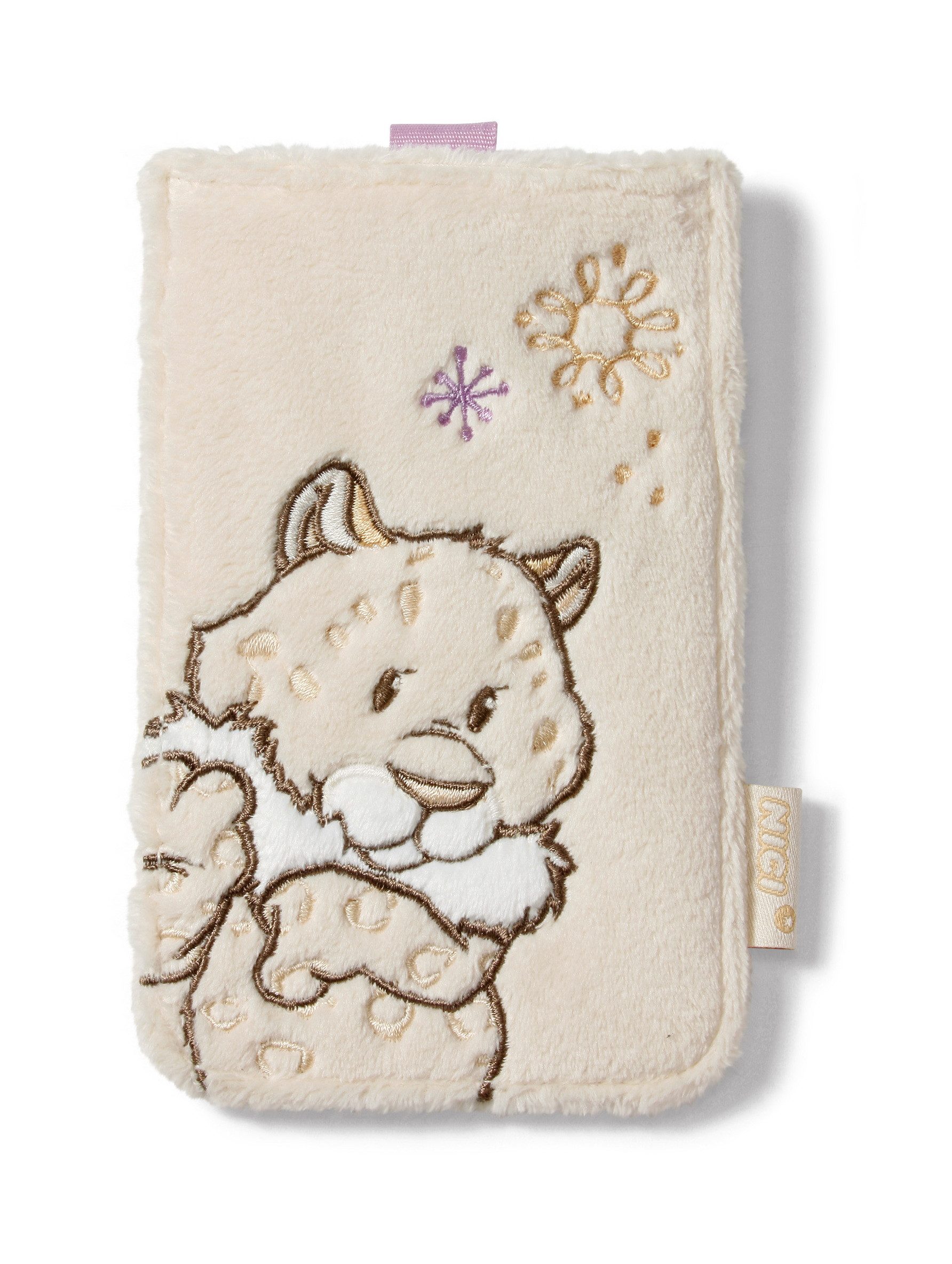 Nici Handyhülle 36090 - Schneekatze, 9 x 14,5 cm